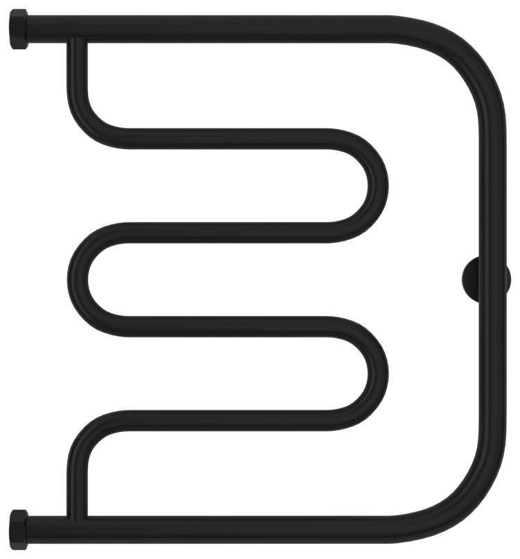 Полотенцесушитель водяной Сунержа Лира+ 500х500 Матовый чёрный