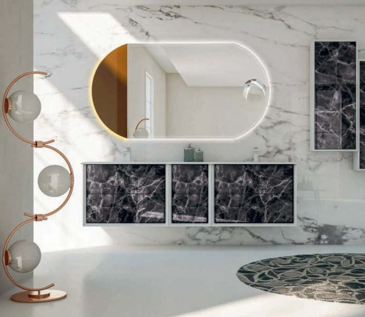 Зеркало с увеличительным зеркалом, со встроенной LED подсветкой, системой Антизапотевания, реверсивное Cezares 45030