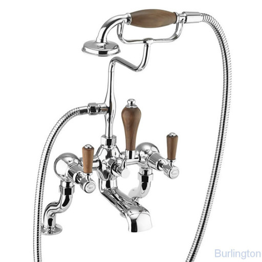 Смеситель для ванны с ручным душем, набортный [KE15 WAL]