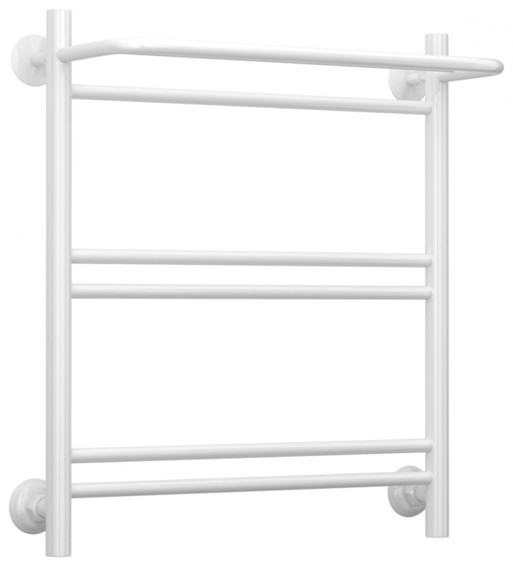 Полотенцесушитель водяной Стилье Версия-Н1 600х500 (Полка+1+2+2) П 16 Белый
