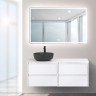 База под раковину подвесная с двумя выкатными ящиками BelBagno KRAFT-600-2C-SO-BO