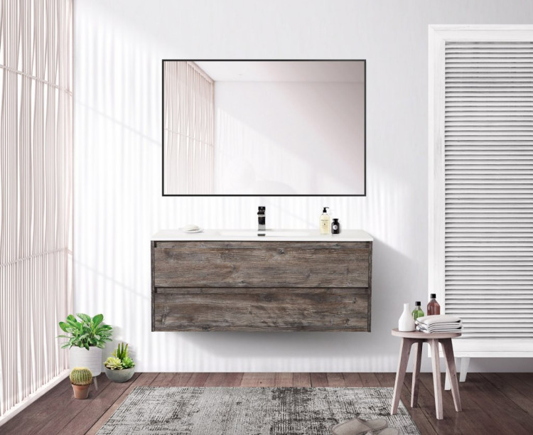 База под раковину подвесная с двумя выкатными ящиками BelBagno KRAFT-1200-2C-SO-RT