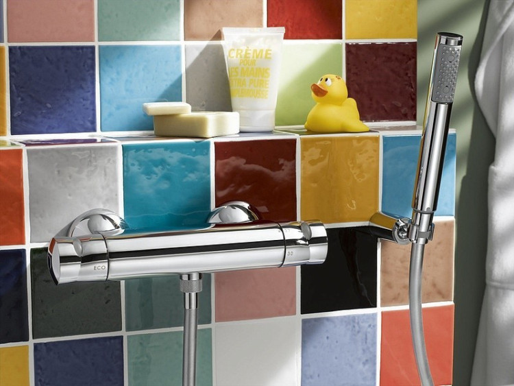 Смеситель для душа Jacob Delafon Stomb E71070-CP с термостатом