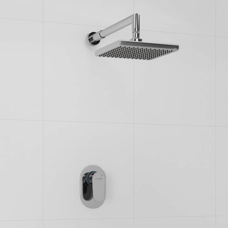 WasserKRAFT A12028 Встраиваемый комплект для душа с верхней душевой насадкой