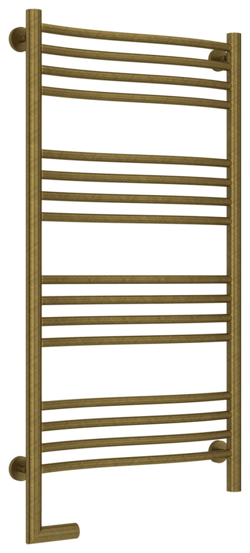 Полотенцесушитель электрический Сунержа Флюид 2.0 1000х500 МЭМ левый Состаренная бронза