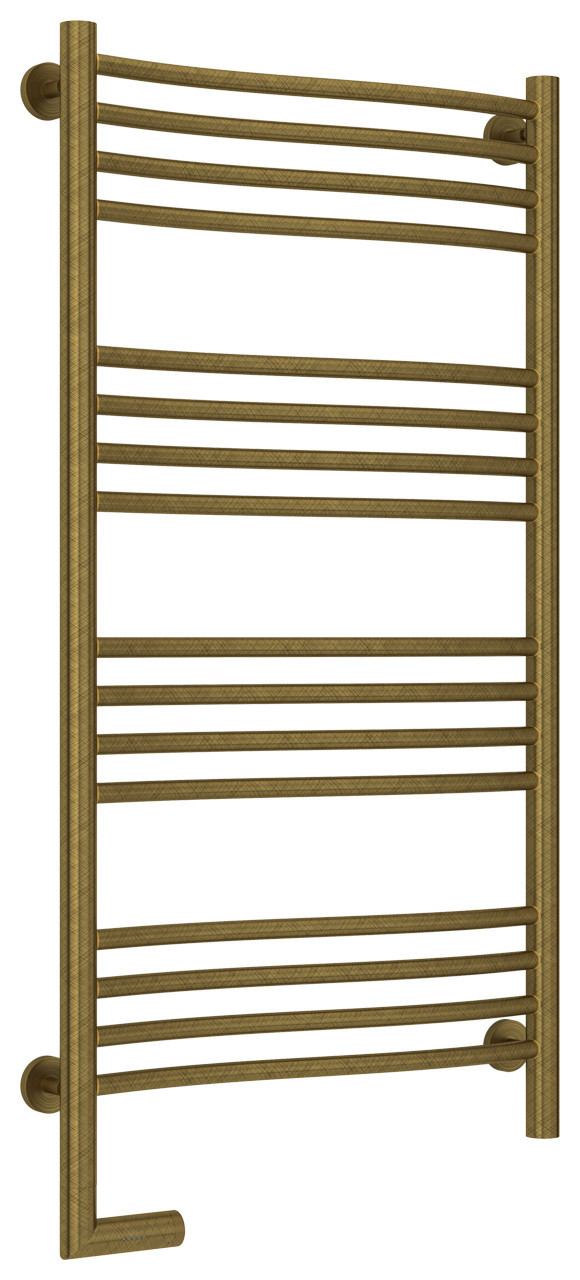 Полотенцесушитель электрический Сунержа Флюид 2.0 1000х500 МЭМ левый Состаренная бронза