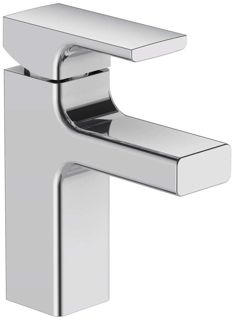 Однорычажный смеситель средней высоты для раковины без донного клапана Jacob Delafon STRAYT E98339-CP