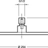 Круглый верхний душ, диаметр 254 мм Jacob Delafon EO E14568-CP