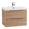База под раковину подвесная с двумя выкатными ящиками 564x440x500 BelBagno MARINO-CER-600-2C-SO-NL-P