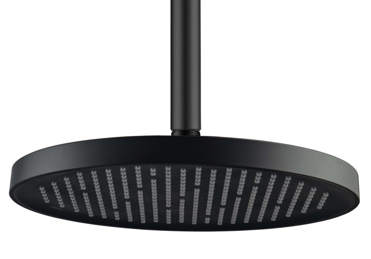 Верхний душ потолочный 260мм Aquatek, матовый черный AQ2070MB