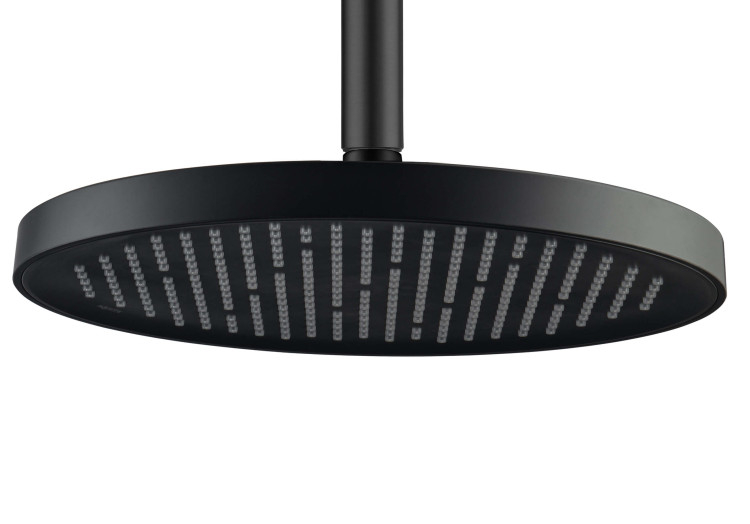 Верхний душ потолочный 260мм Aquatek, матовый черный AQ2070MB