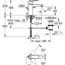 Смеситель для раковины Grohe Eurosmart Cosmopolitan 23325000
