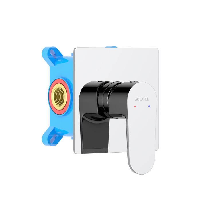 Смеситель для душа (внешняя и скрытая часть) Aquatek AQ1266CR ОБЕРОН