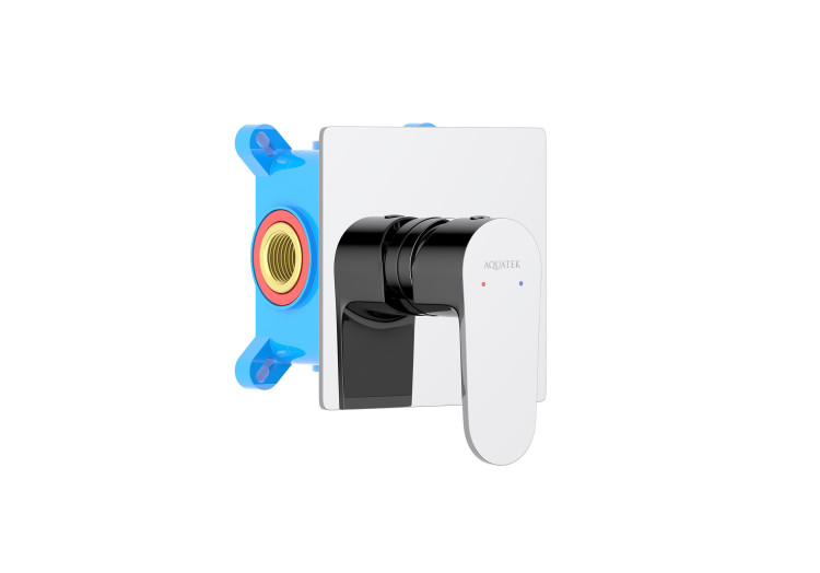 Смеситель для душа (внешняя и скрытая часть) Aquatek AQ1266CR ОБЕРОН