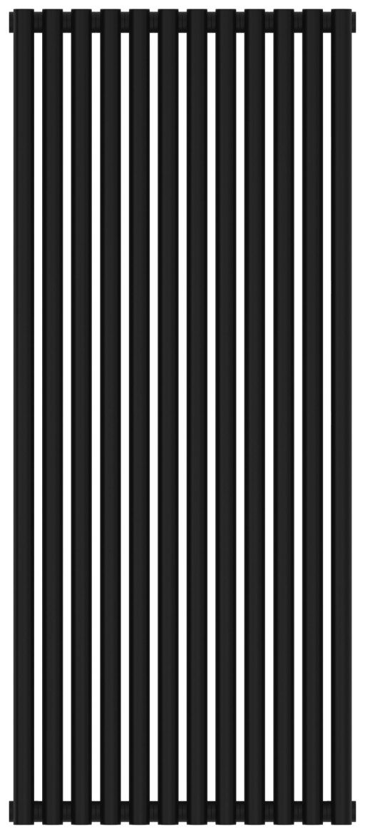 Отопительный радиатор Сунержа Эстет-11 1200х540 12 секций Матовый чёрный