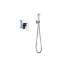 Набор с гигиеническим душем (смеситель + гигиеническая лейка + шланг + шланговое подсоединение с держателем) Aquatek AQ1419CR ЛИРА