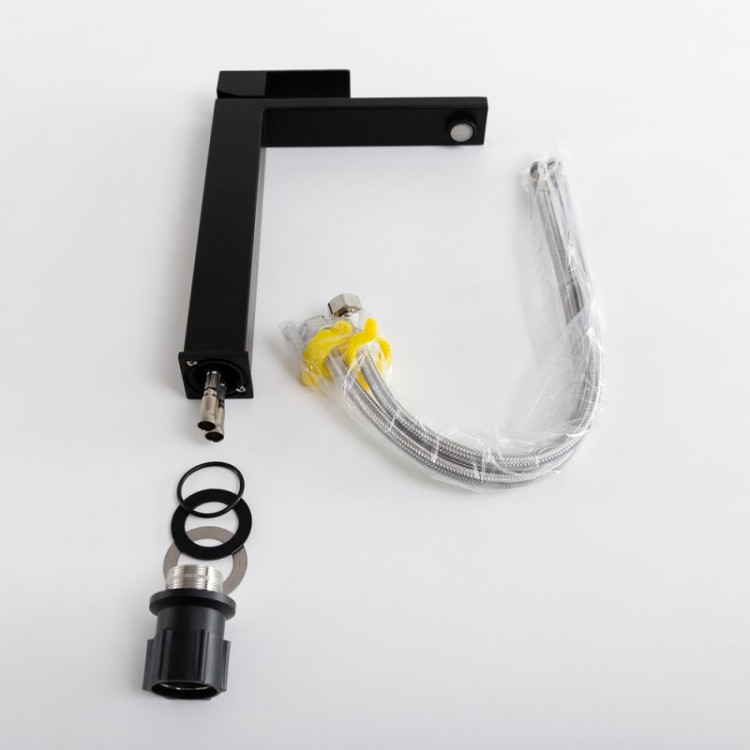 Смеситель для накладной раковины без донного клапана Cezares SLIDER-LC-01-W0