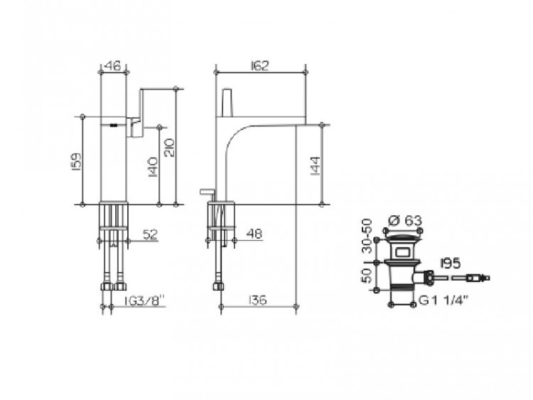 Смеситель Keuco Edition 11 51102 010000