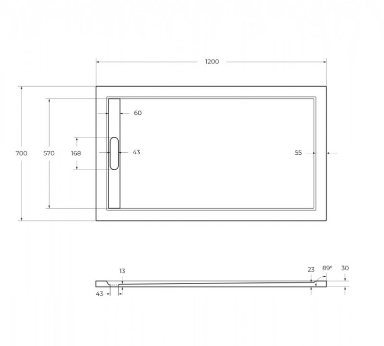 Комплект ножек для поддона из искусственного мрамора Cezares TRAY-LEGS-AS-09