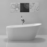 Ванна акриловая отдельно стоящая без перелива BelBagno BB62-1700-W0