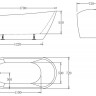 Ванна акриловая отдельно стоящая без перелива BelBagno BB62-1700-W0