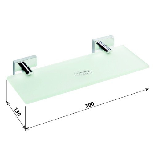 Полка стеклянная Bemeta Beta 132122042