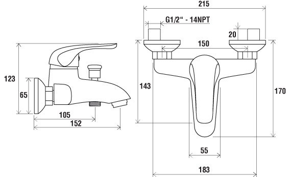 Смеситель Ravak RS 022.00/150