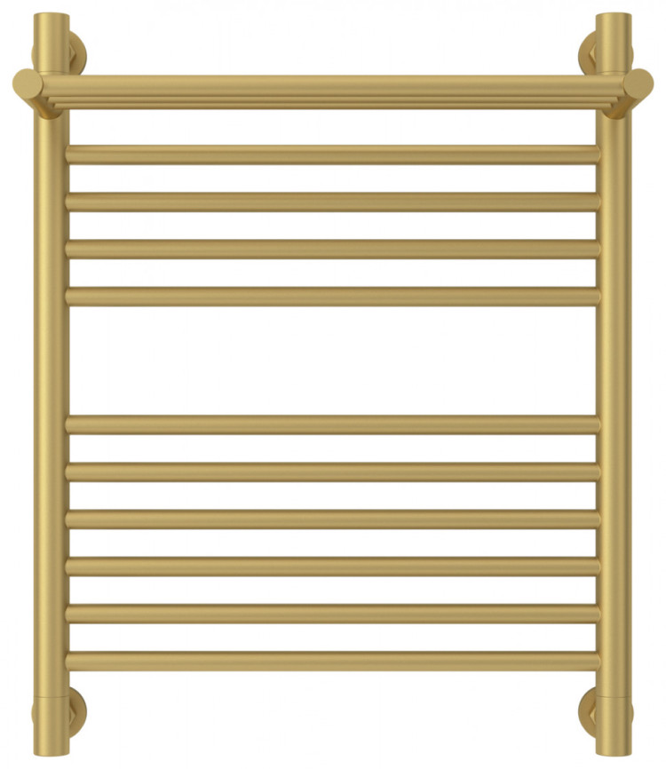 Полотенцесушитель водяной Сунержа Богема с полкой+ 600х500 Матовое золото