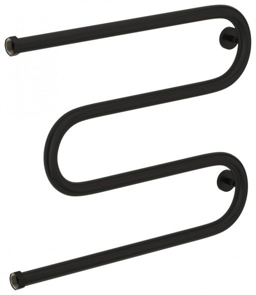 Полотенцесушитель водяной Сунержа М-образный+ 500х650 Матовый чёрный