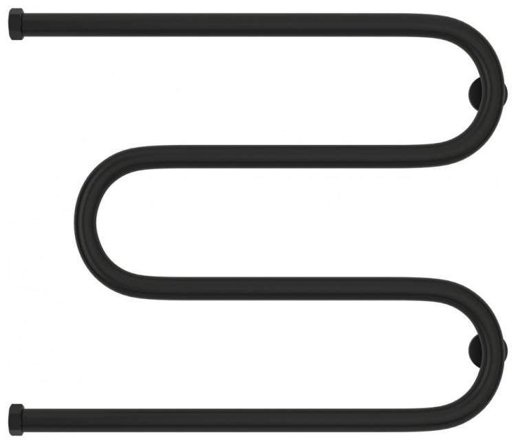 Полотенцесушитель водяной Сунержа М-образный+ 500х650 Матовый чёрный