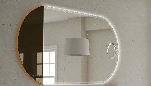 Зеркало бронзированное со встроенной подсветкой LED RGB Cezares 45031