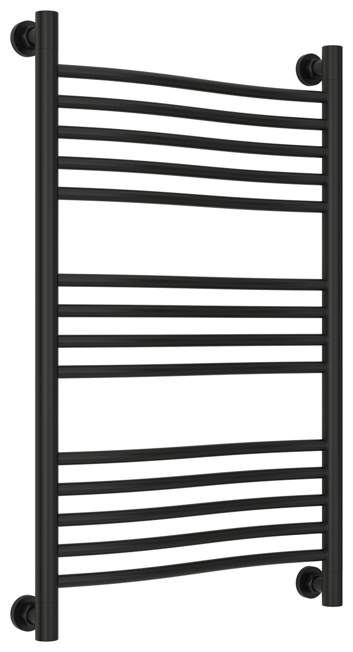 Полотенцесушитель водяной Сунержа Флюид+ 800х500 Матовый чёрный