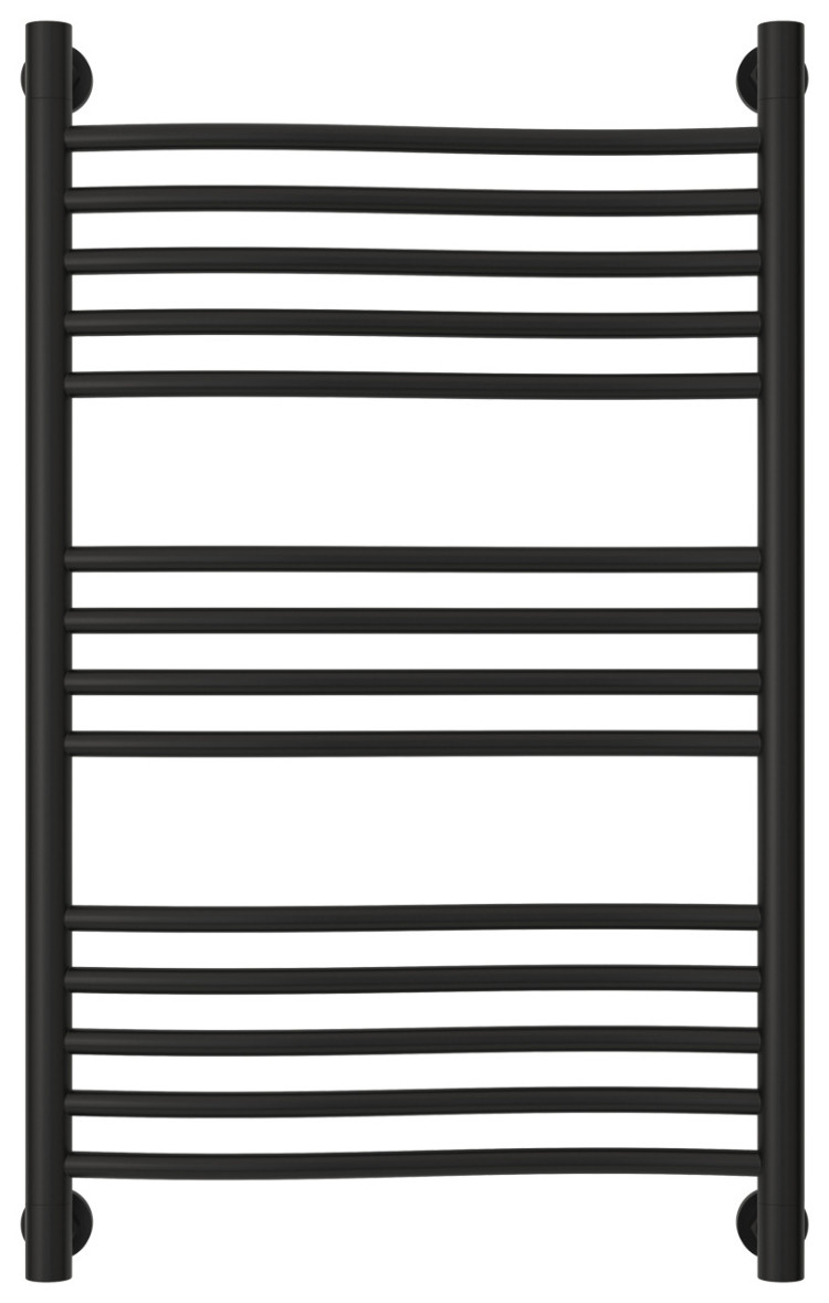Полотенцесушитель водяной Сунержа Флюид+ 800х500 Матовый чёрный