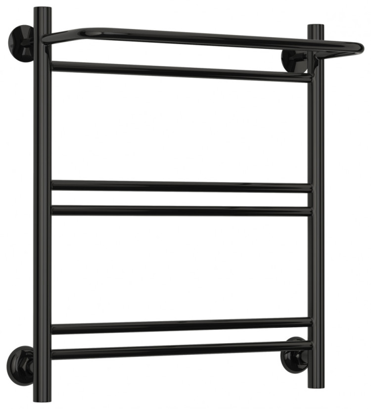Полотенцесушитель водяной Стилье Версия-Н1 600х500 (Полка+1+2+2) П 16 Чёрный