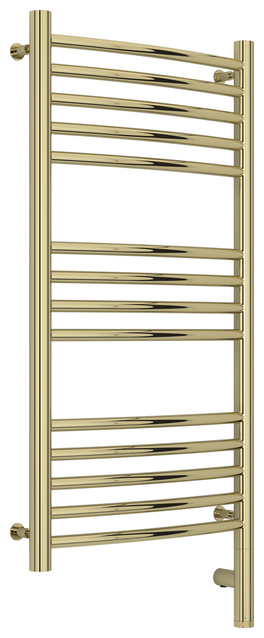 Полотенцесушитель электрический Сунержа Богема 3.0 выгнутая 800х400 МЭМ правый Шампань