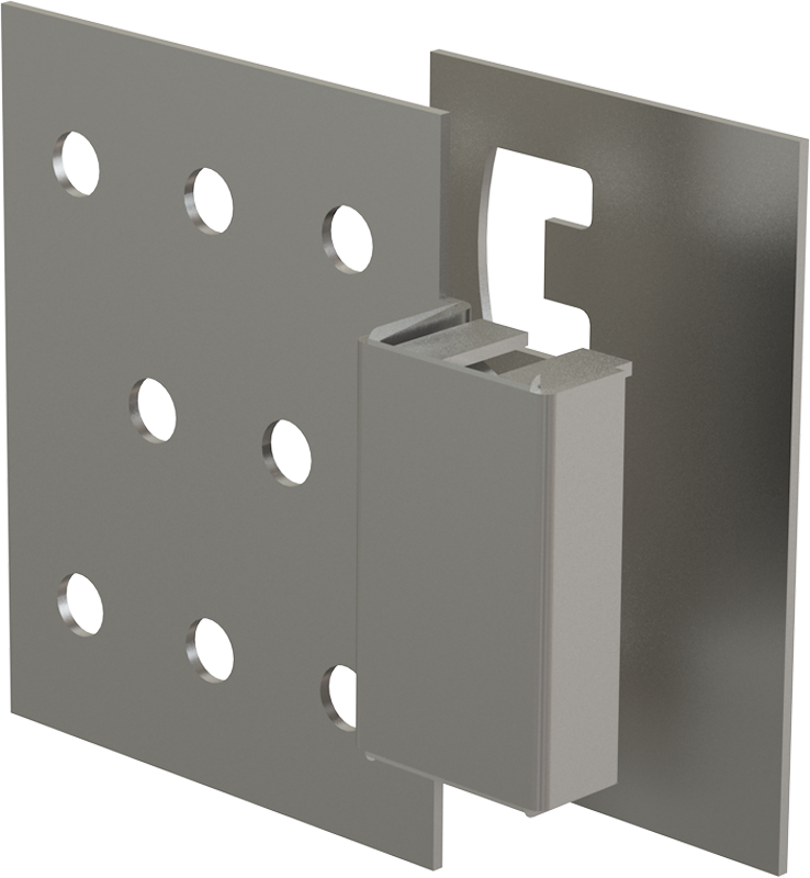 Магнит BASIC для дверцы под плитку на ванну, вертикально-выдвижной Alcadrain AVD005