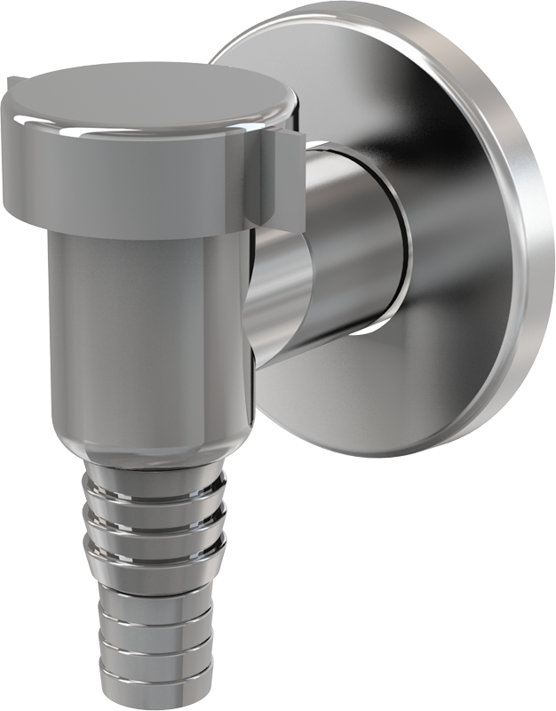 Сифон для стиральной машины наружный, хром Alcadrain APS1