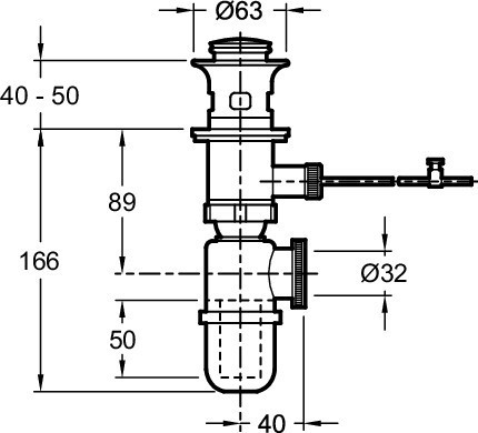 Сифон Jacob Delafon ОБЩАЯ КАТЕГОРИЯ E70200-CP