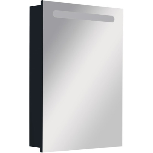 Зеркальный шкаф Roca Victoria Nord Black Edition 60 с подсветкой