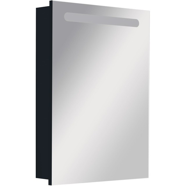 Зеркальный шкаф Roca Victoria Nord Black Edition 60 с подсветкой