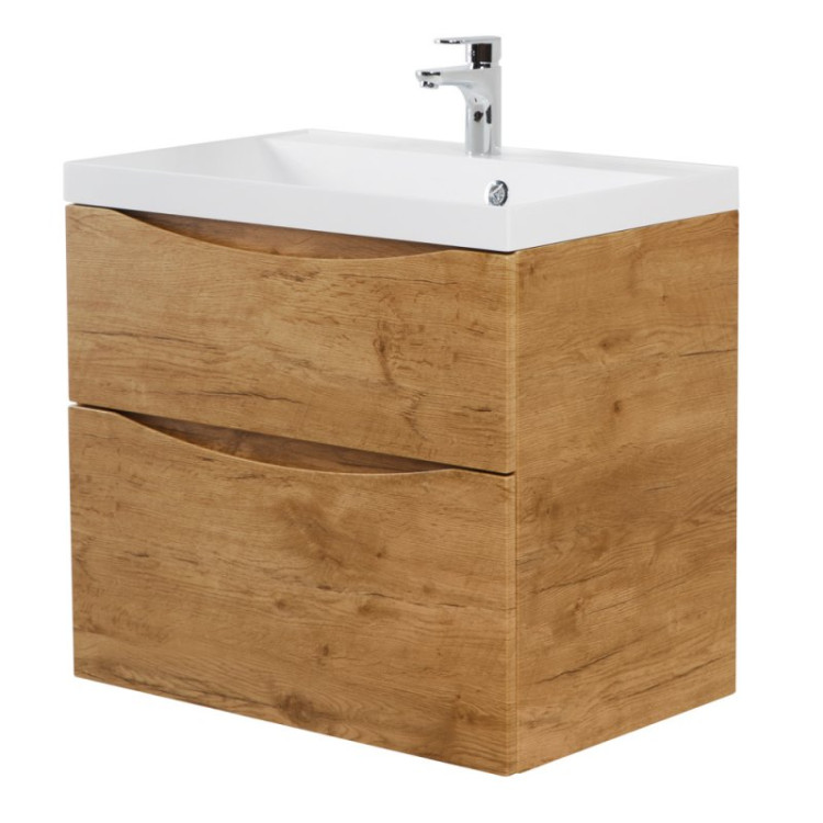 База под раковину подвесная с двумя выкатными ящиками 700x450x600 BelBagno MARINO-H60-700-2C-SO-RW-P