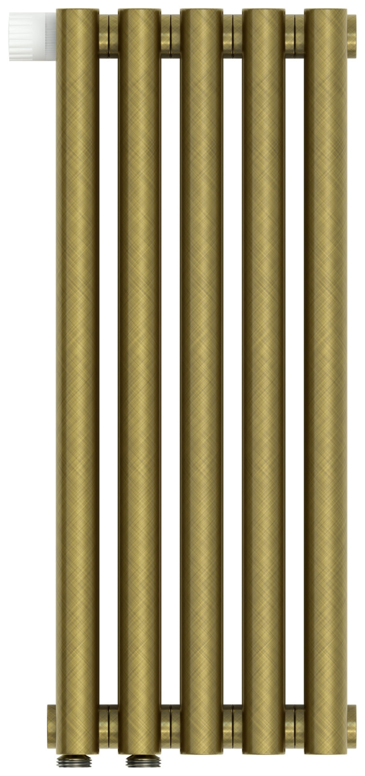 Отопительный радиатор Сунержа Эстет-1 EU50 левый 500х225 5 секций Состаренная бронза