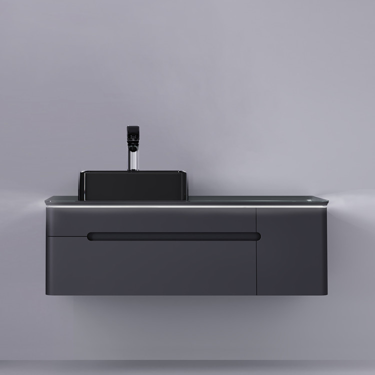 Тумба Shine 120 подвесная антрацит