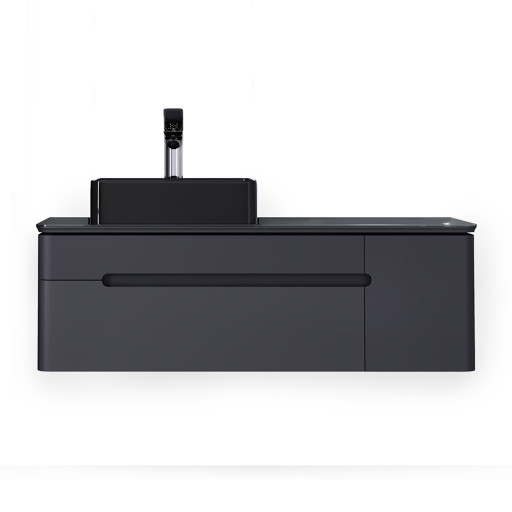 Тумба Shine 120 подвесная антрацит