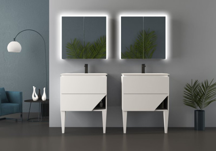 База подвесная под раковину с двумя выдвижными ящиками Cezares 55192