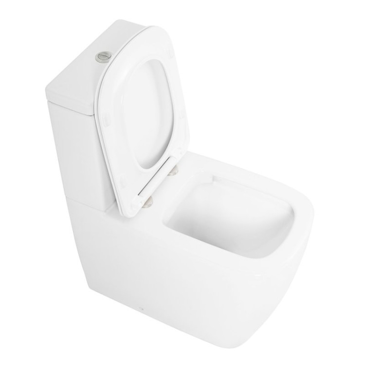 Чаша унитаза безободкового, P-trap Cezares CZR-159-CPR