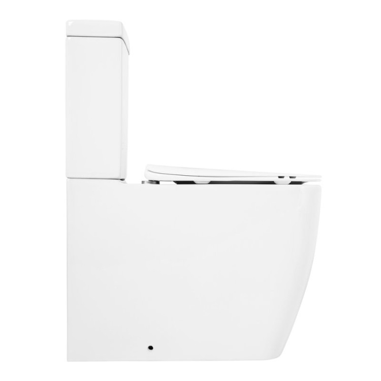 Чаша унитаза безободкового, P-trap Cezares CZR-159-CPR