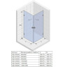 Душевой уголок Riho Scandic Soft Q209 100x100