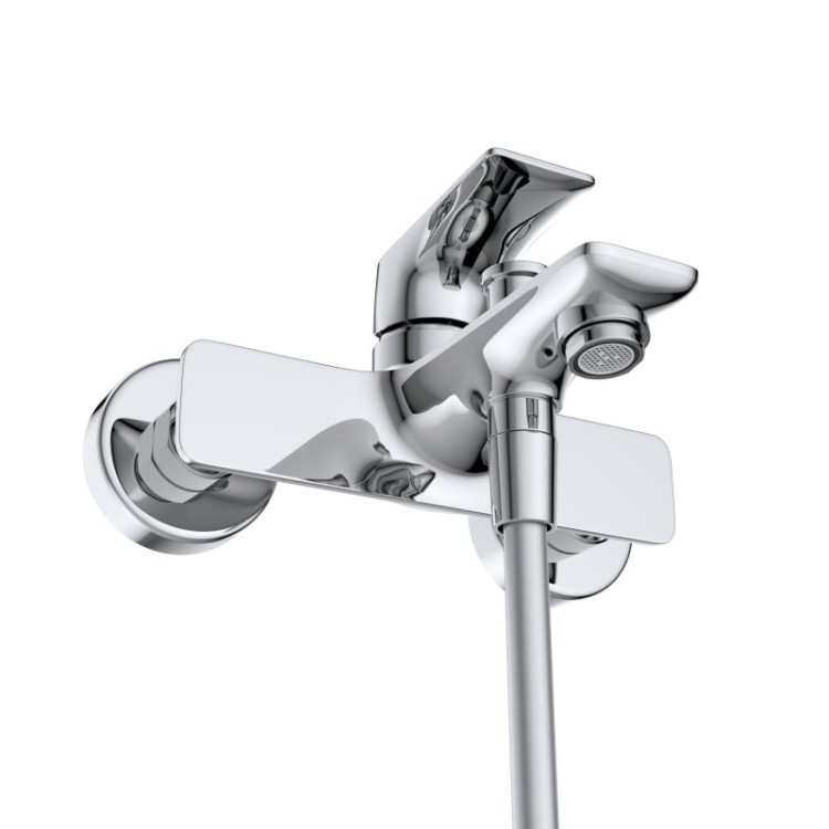 Смеситель для ванны и душа в комплекте с ручным душем, шлангом и держателем Cezares MARINO-VASM-CRM