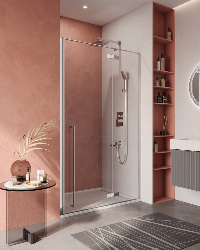 Душевая дверь LINER-B-12 Cezares LINER-B-12-120-C-Cr-L